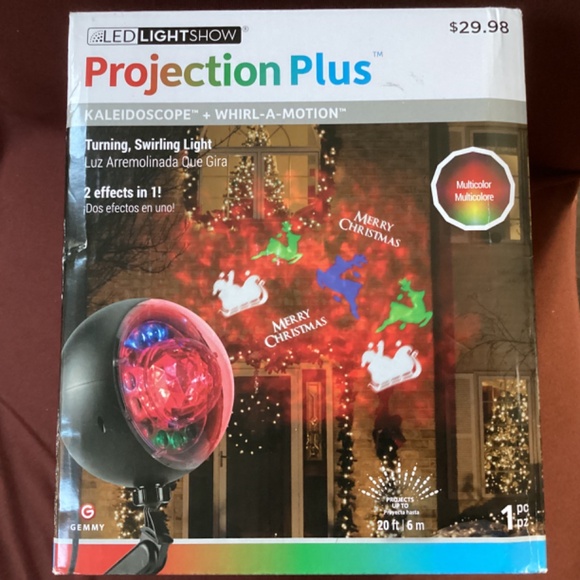 LED Light Show Projection Plus Kaleidoscope + Whirl-A-Motion - Picture 3 of 11